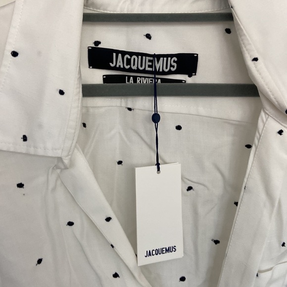 NWT Jacquemus La Riviera white top shirt 36 - Picture 2 of 4
